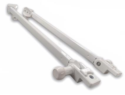 Jogo de Braços de Varanda Branca TELETOLDO