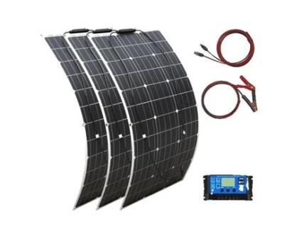 Kit De Painel Solar, Design Flexível, Geração De Energia Portátil, Sistema Solar De 300w Oem