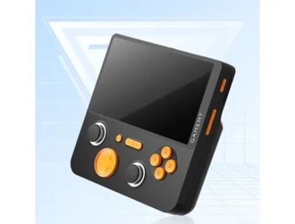 Console retrô portátil dobrável V90, vermelha, sem memória