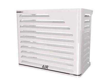 Cobertura De Ar Condicionado - Curve - Branco - Tamanho S (l 90cm - A 70cm - P 46cm) - Box Air Klima