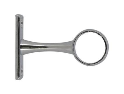 Suporte De Guarda Roupa 50mm D19 Metal Cromado X2 Mobois