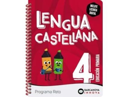 Livro Reto 4. Lengua Castellana Da Editorial Barcanova De Diego Montero, Olívia Tàpia Et Al. (espanhol)
