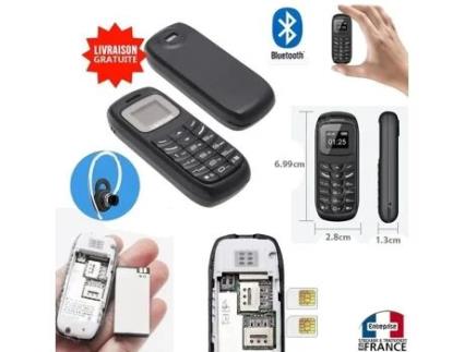 Mini Pocket Phone Bm70 Dual Sim Bluetooth Headset GSM Celular Discreto Áudio Importação