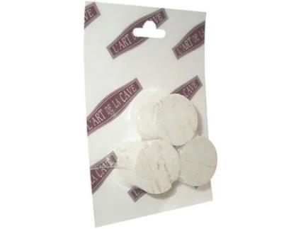Conjunto De 3 Resíduos De Cortiça Bouchonnerie Jocondi L 40 Mm Diâmetro 40 Mm