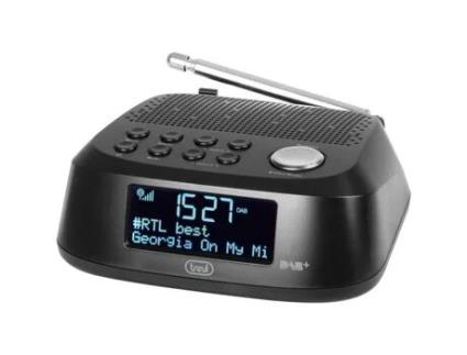 Rádio Despertador Digital De Mesa Trevi Rc 80d4 Dab Com Receptor Dabdab