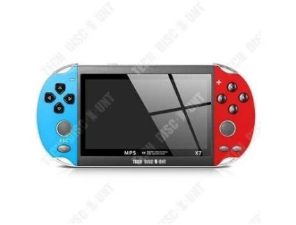 Td® Console De Jogo Portátil X7 Com Joystick Duplo, Arcade Retrô Para Crianças, Grande Tela De 4,3 Polegadas, 8 Grandes Gba Analógicos Zentavo