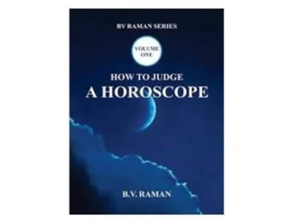 Livro How To Judge A Horoscope De Bv Raman (inglês)