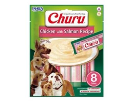 CHURU Dog Receta de Pollo Con Salmón 8X8X20Gr