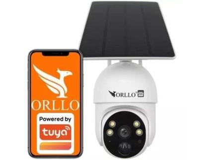Câmera IP Wireless 4G LTE Rotativa com Painel Solar Orllo TZ1 Pro