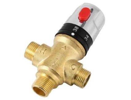 life válvula termostática de torneira de chuveiro, válvula de mistura termostática de latão, torneira de banheiro com alça única EJ.LIFE