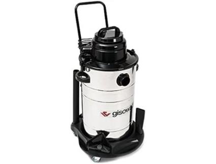 Aspirador Profissional De Inox Gisowatt Industrial 70 1350w 55l/seg