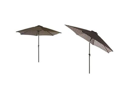 Guarda-Sol Arabesco LOMBARDIANGELO 270 Cm Taupe