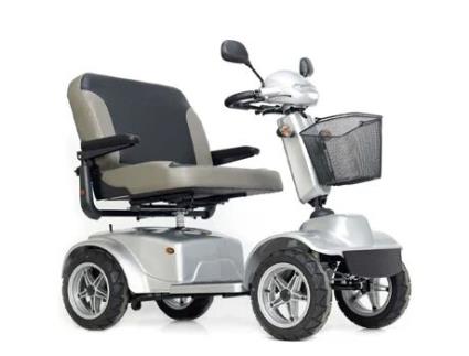 Scooter Elétrica Quatro Rodas para Deficientes Duo Todo-O-Terreno