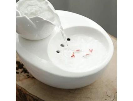 Fonte de Água Cerâmica para Gatos com Filtro Automático KOFIHETY