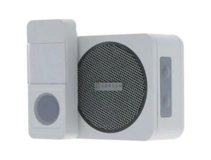 Perfil Ceezam Campainha Sem Fio Com Conjunto De Flash 18 Melodias 90db 150 M Branco Profile