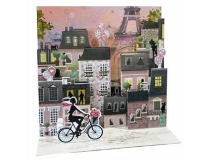 Postal Imagem 3d Pop Up La Vie En Rose 21155