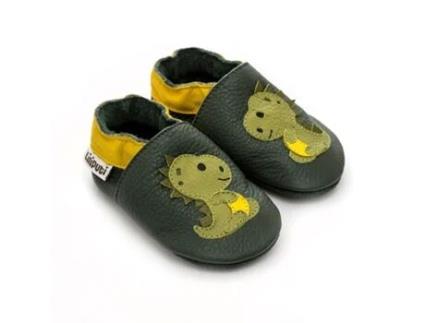Chinelos de Bebé LILIPUTI Macios Dino Verde (2/3 anos)