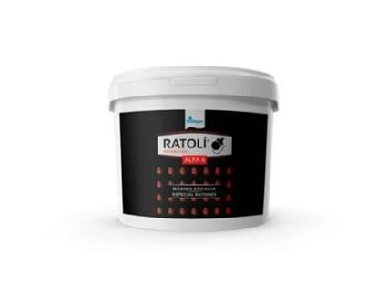 BIOPLAGEN Raticida Ratolí Alfa Cebo Fresco 480 Gr