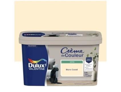 Pintura Dulux Valentine Creme De Cor Satinado Acrílico 2,5l