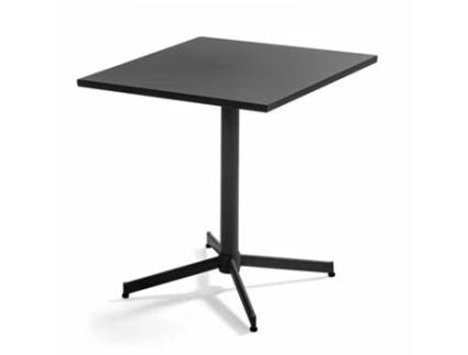 Mesa de Jardim Quadrada com Tabuleiro Rebatível 70 x 70 x 72 cm