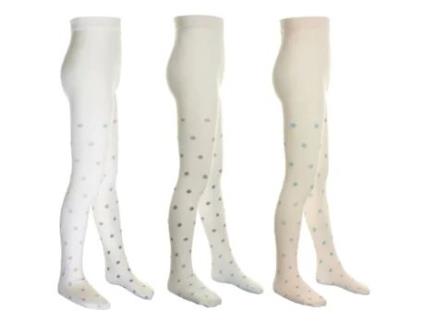 Collant de algodão elástico quente 88729 menina