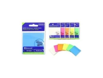 Livro C/12 Taco Adhesivo Translucido Neon 76x76 Mm. Surtido De Desconocido (espanhol)