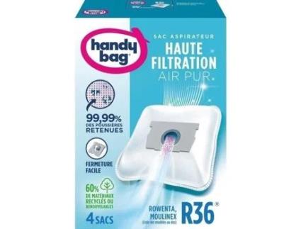 Sacos Para Aspirador Handy Bag® R36® Moulinex, Rowenta 4 Sacos
