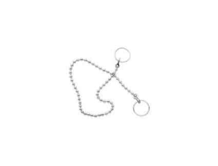 Saco Com 25 Correntes De Bolinhas 25cm Com Argola Para Pia 85103 Cis