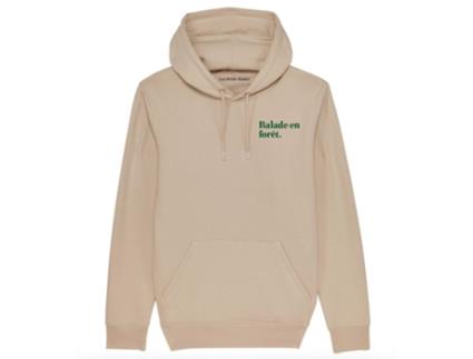 Casaco com Capuz em Algodão Orgânico LES PETITS BASICS Balade En Forêt