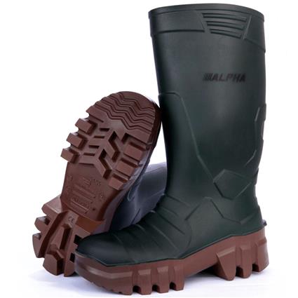 Galocha Impermeável DIKAMAR Alpha Icepack S4 Verde/Castanho