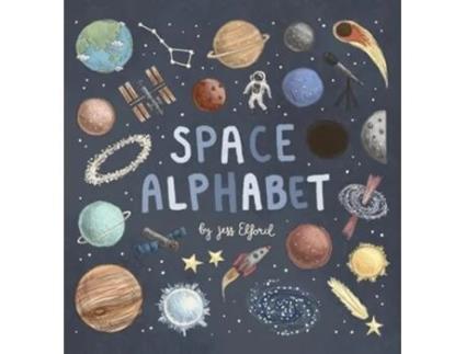 Livro Space Alphabet de Jess Elford (Inglês)