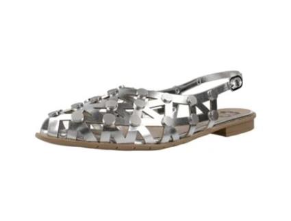 Sapatos De Mulher Porronet Tecido Prateado (40)