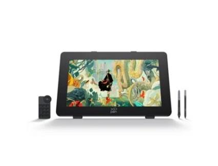 Mesa Digitalizadora Xppen Artist Pro 24 Gen2 165Hz 2.5k, 2 Lápis de Pressão 16k com Suporte Ajustável e Mini Teclado