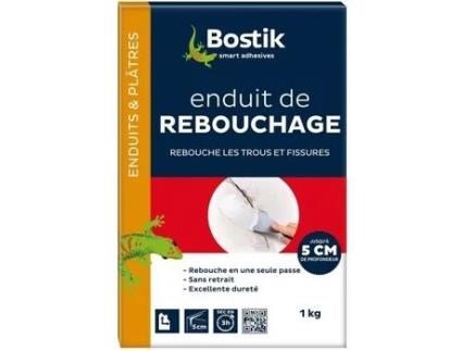 Revestimento De Enchimento Bostik Pó 1 Kg Preenche Buracos E Fissuras Até 5cm
