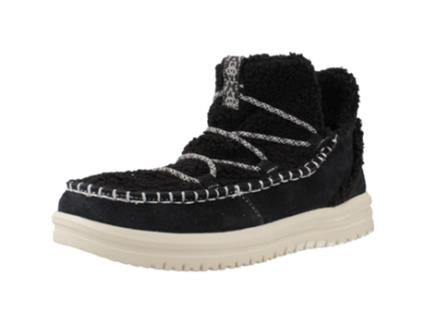 Sapatos de Mulher HEY DUDE Camden Cozy Preto (41)