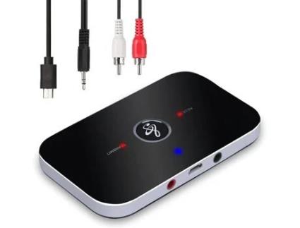 Ozvavzk Adaptador Bluetooth 5.0 Transmissor/Receptor 10 Metros 2 Em 1