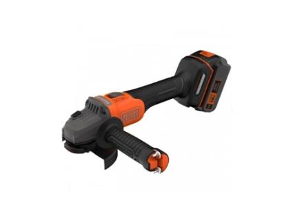 Máquina De Rebarbação Sem Escova De 115 Mm, Bateria De 18 V, Bcg6l8f1s Qw, Blackdecker