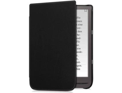 Capa Vivlio Inkpad 3 Preto Couro Sintético Compatível Com Inkpad 3 Pro