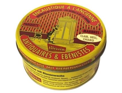 Pasta Polonesa Rivain Madeira Clara 250ml Formulação Centenária Ceras Naturais