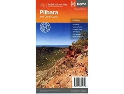 Livro Pilbara Amp Coral Coast Map De Hema Maps (inglês)