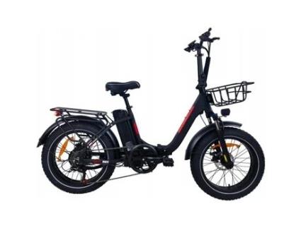Bicicleta Elétrica Dz-2030 Shimano 7 Velocidades Quadro Dobrável Roda Alumínio 20 500W 48V 13Ah 40Km/H Preto BAOLUJIE