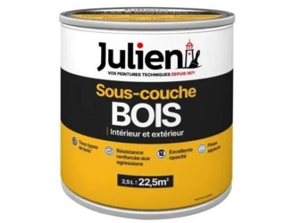 Tinta Primária Sob Camada De Madeira Julien Branco Mate 2,5l Microporosa Interior/exterior