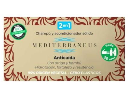 Champú Y Acondicionador Sólido Anticaída 50 Gr Mediterraneus