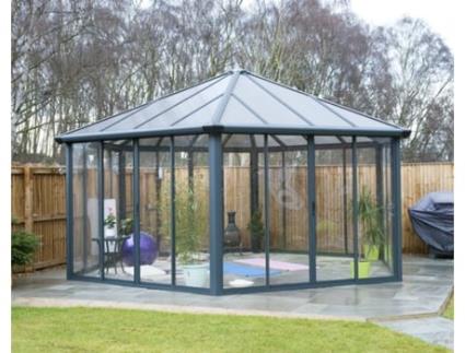Jardim de Inverno CANOPIA Garda Gazebo de Aluminio 5.2X6 m