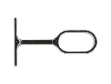 Conjunto De 2 Suportes De Camarim H 30 X Ø 15 X L 55 Mm Cromo Mobois