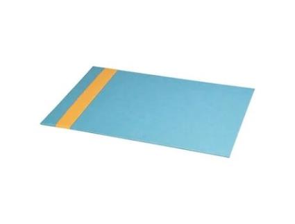 318807c Almofada de mesa Couro sintético Laranja, Turquesa Rhodia