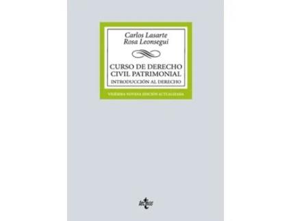 Livro Curso De Derecho Civil Patrimonial Da Editorial Tecnos De Carlos Lasarte (espanhol)