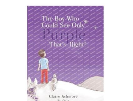 Livro The Boy Who Could See Only Purple. Thats Right! De Claire Ashmore (inglês)