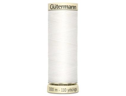 Fio De Bordar Ou Costurar Nuançador Gutermann 788988 800 Sew All Filetage, Poliéster, Branco, 100 M