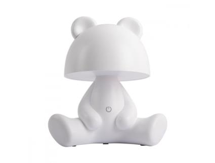 Candeeiro De Mesa Led Bear Tempo Presente Branco Present Time